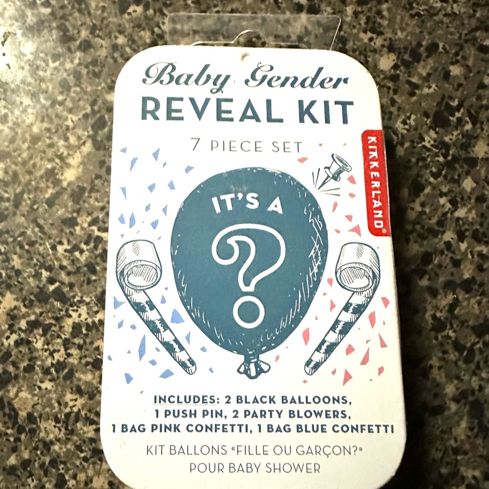 SET OF 2 Baby Gender Reveal Mini Kit Baby Shower